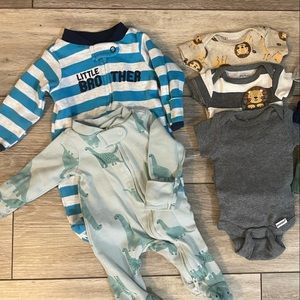 Preemie baby boy clothes bundle